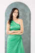 GS Party: Renee One Shoulder Pleated Dress with Cutout Details